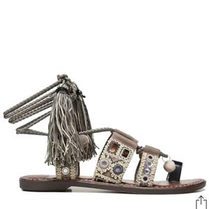 Sam Edelman gray Gretchen boho sandals